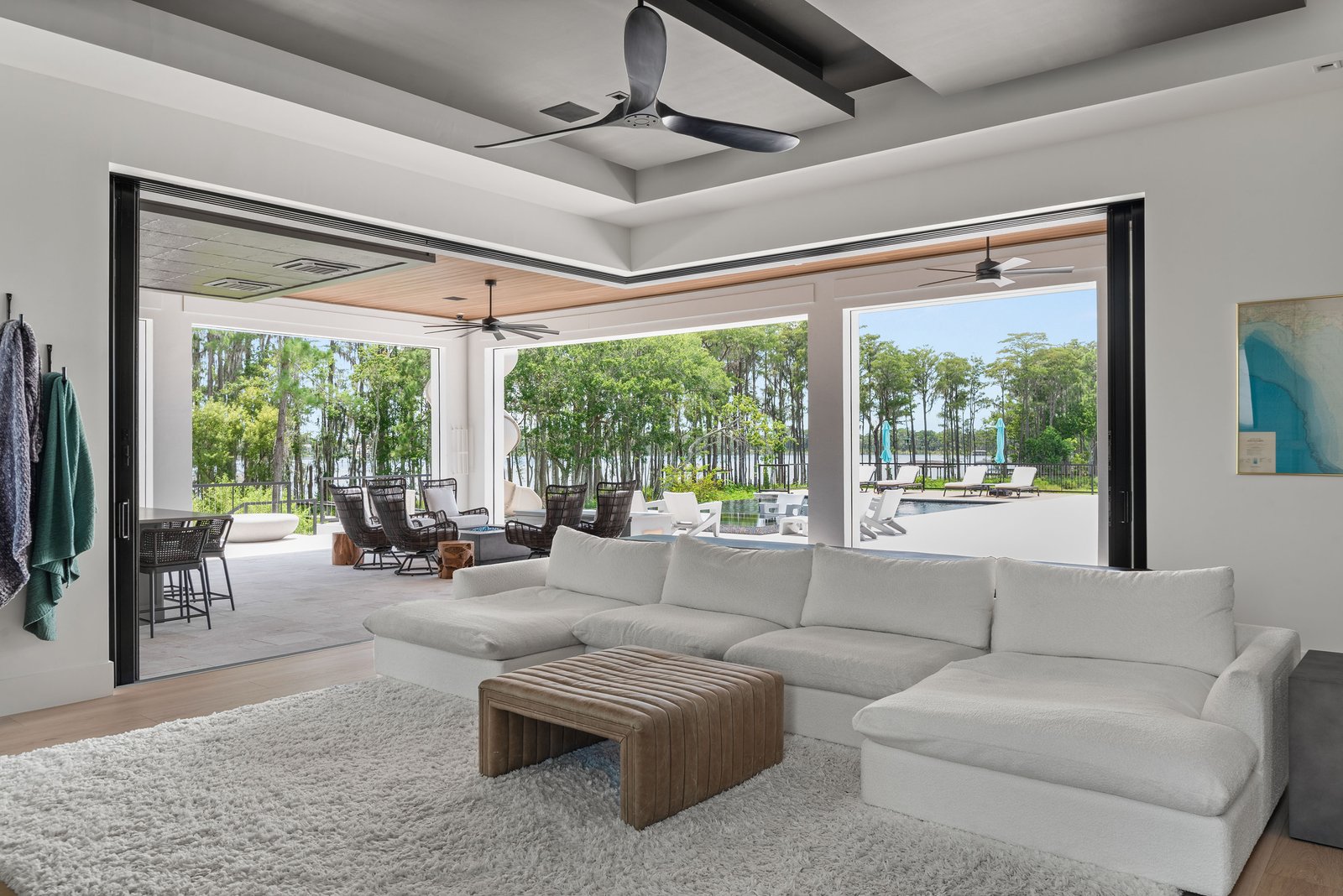 Architectural design drawings and blueprints for a luxury home